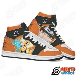 Naruto Kurama Mode Custom Shoes