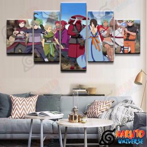 Naruto Characters Canvas Art
