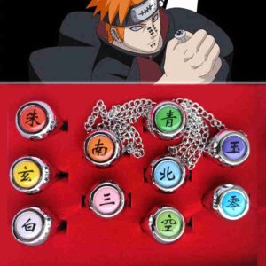 Naruto Akatsuki Ring Set