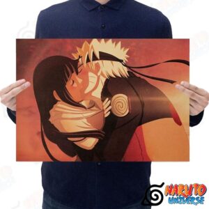 Naruto Poster Naruto Kisses Hinata