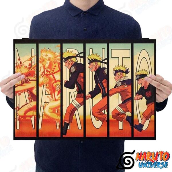 Evolution of Naruto Poster