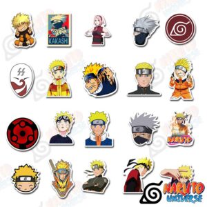 50PCS Naruto Stickers Naruto's Characters Waterproof - Naruto Merch by naruto-universe.com
