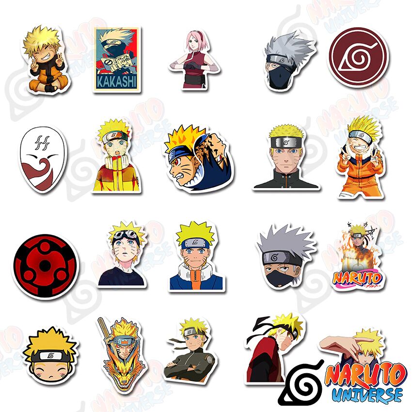 Sticker Naruto Cartoons