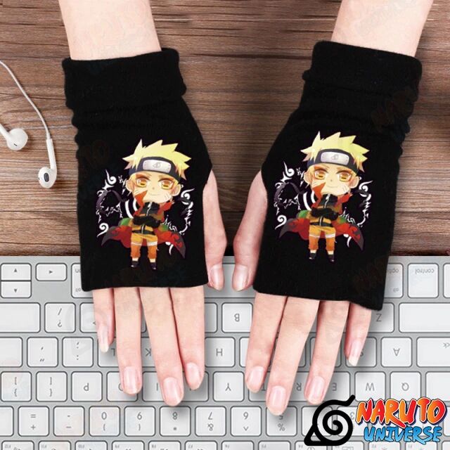 Anime Fingerless Gloves Naruto