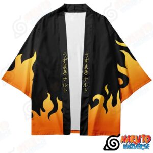 Naruto Kimono Naruto Kurama Mode Cloak - Naruto Merch by naruto-universe.com