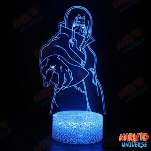 Naruto Lamp Itachi Akatsuki 3D Colorful LED Night Light - Naruto Merch by naruto-universe.com
