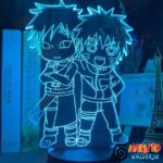 Naruto Lamp Naruto and Gaara 3D Colorful LED Night Light - Naruto Merch by naruto-universe.com