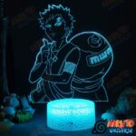Naruto Lamps Gaara of the Desert 3D Colorful LED Night Light - Naruto Merch by naruto-universe.com