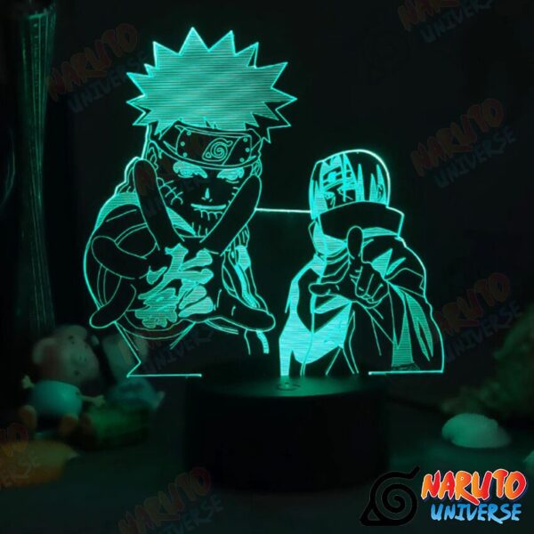 Naruto Lamps Naruto Nindo and Itachi 3D Colorful LED Night Light - Naruto Merch by naruto-universe.com