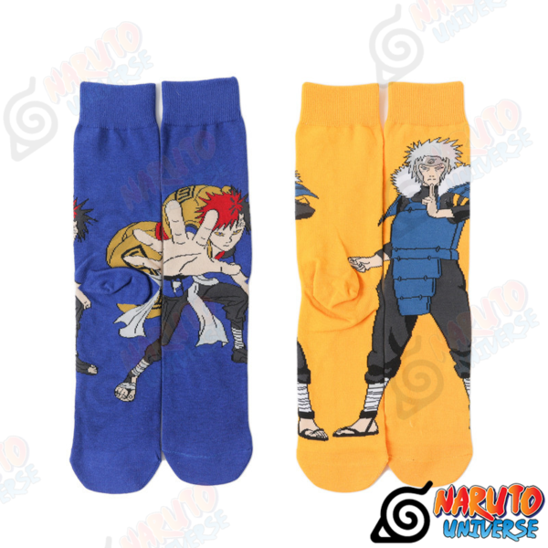 Naruto Socks Cosplay Naruto's Character Long Tube Socks (5 Pairs) For Men And Women - Naruto Merch by naruto-universe.com