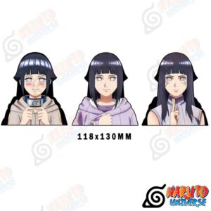 Naruto Stickers Hyuga Hinata 3D Motion Decal - Naruto Merch by naruto-universe.com