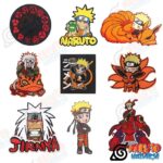 Naruto Stickers Naruto Logo Patches - Naruto Merch by naruto-universe.com