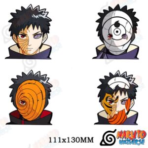 Naruto Stickers Uchiha Obito 3D Anime Motion Decal - Naruto Merch by naruto-universe.com