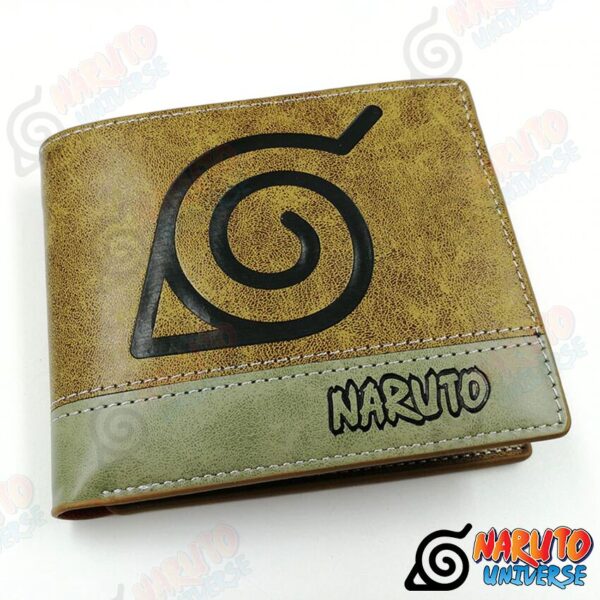 Naruto Wallet Konoha Bifold Wallet - Naruto Merch by naruto-universe.com