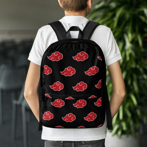 Akatsuki Red Cloud Symbols Backpack