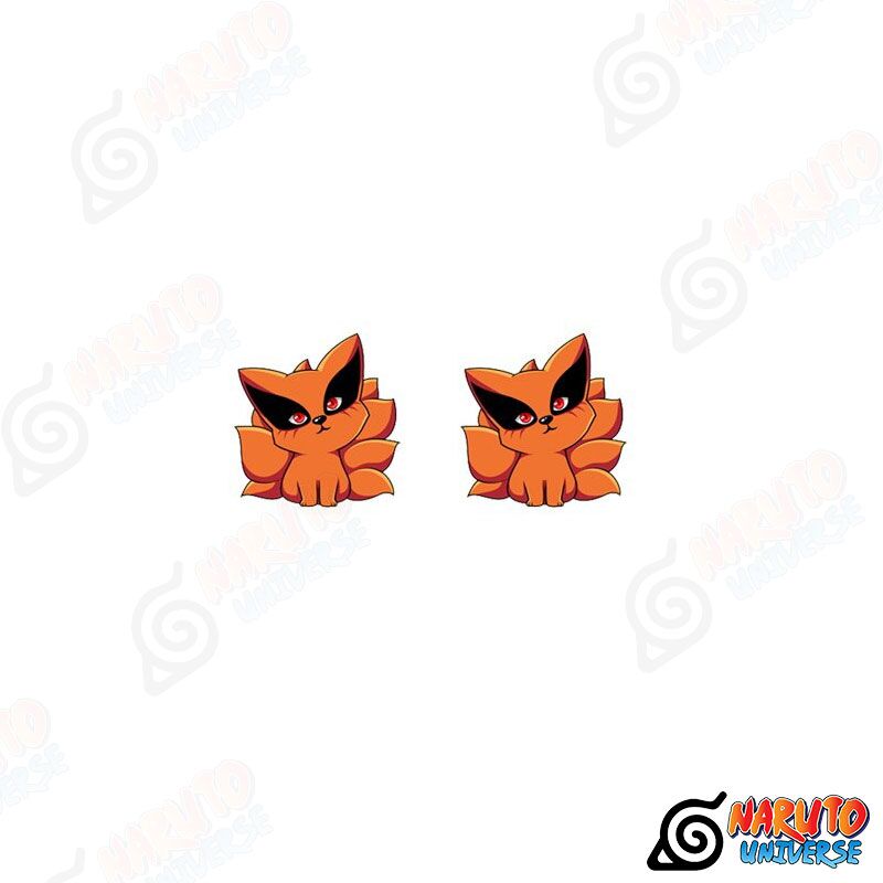 Naruto Earrings Kurama Kyubi 5x2.5cm