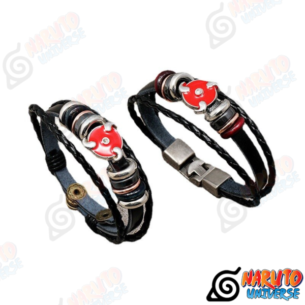 Naruto Bracelet Sharingan Symbol - Naruto Merch by naruto-universe.com