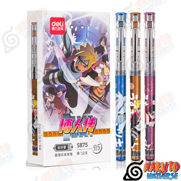 Naruto Pen Boruto Uzumaki (0.5mm Gel Pen - 3PCS) - Naruto Merch by naruto-universe.com