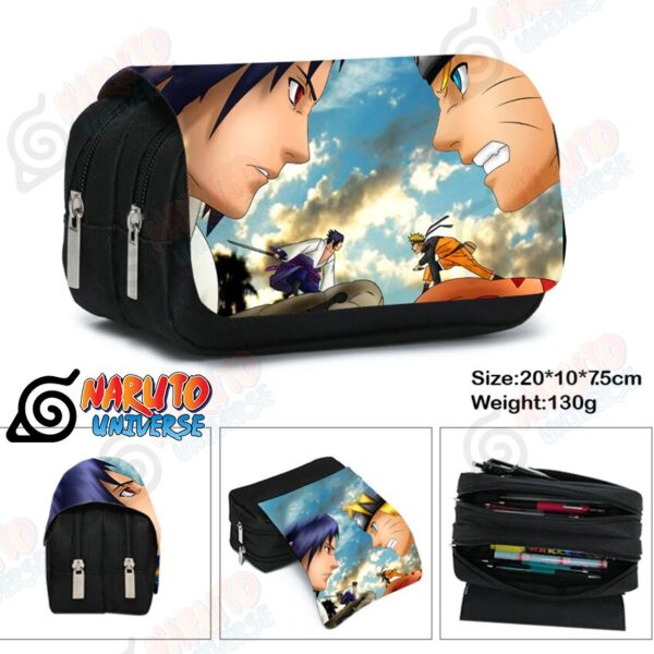 Naruto Pencil Case Sasuke and Naruto Shippuden - Naruto Merch by naruto-universe.com