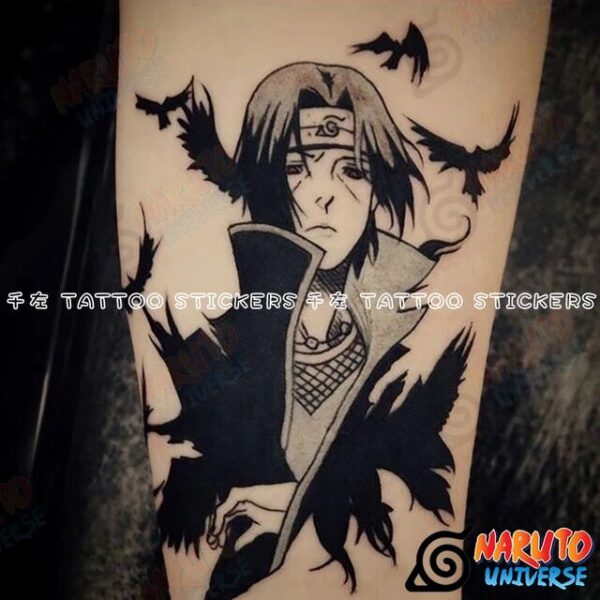 Small Naruto Tattoos Itachi Raven - Naruto Merch Universe