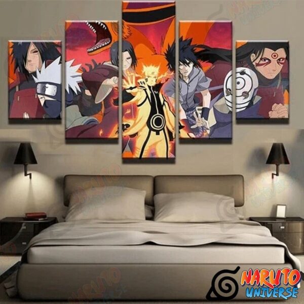 Naruto 5 Piece Wall Art