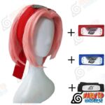 Sakura Haruno Wig and Headband Cosplay - Naruto Universe Official