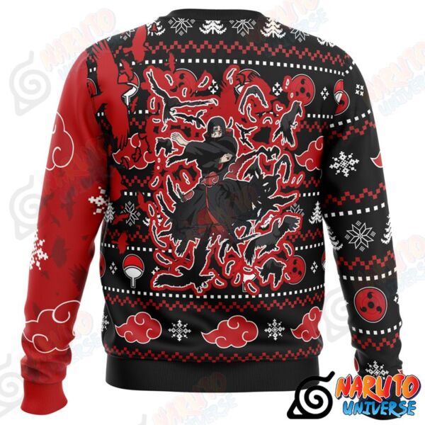 Itachi Symbolic Crows Ugly Christmas Sweatshirt