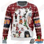 Naruto Characters Art Ugly Christmas Sweatshirt