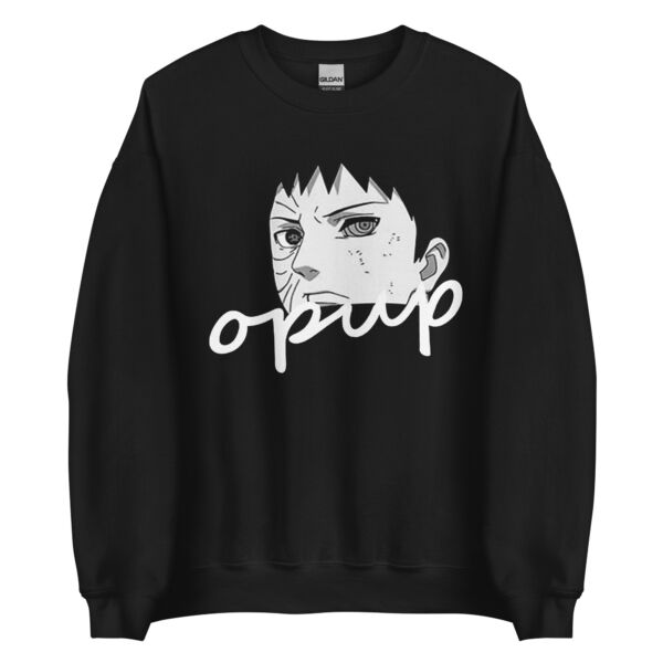 Obito Opup White and Black Sweatshirt