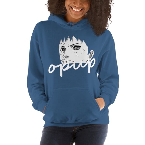 Obito Opup White and Black Hoodie