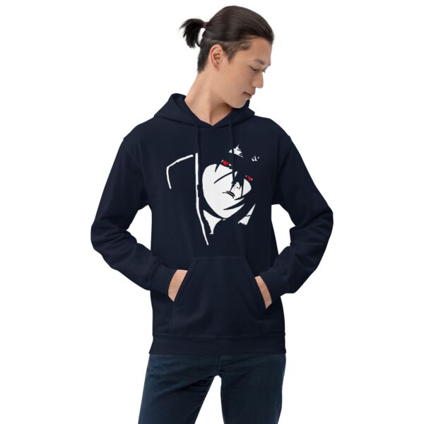 Itachi Face Black and White Hoodie
